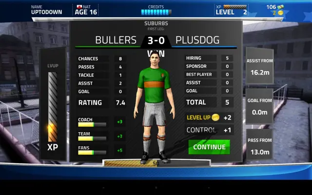 Soccer Hero android App screenshot 2